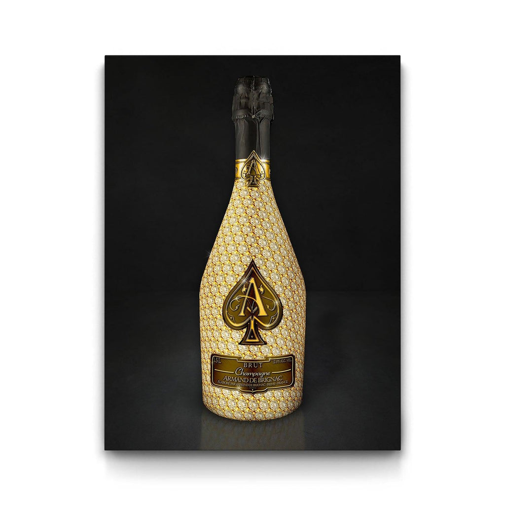 3 Aces Champagne Bottles PNG - Graphic Design